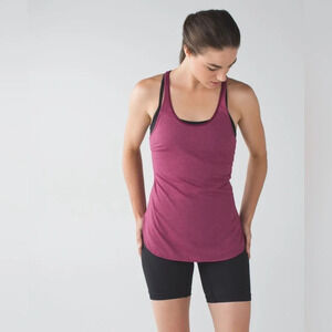 Lululemon What The Sport Racerback Singlet in Maroon Size 4/6